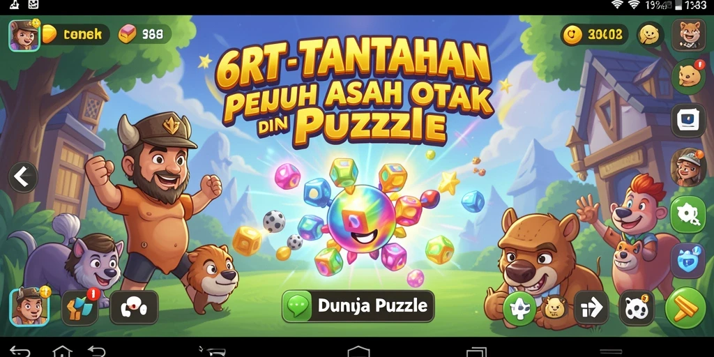 Gambar menampilkan gameplay seru di 6RT yang penuh tantangan.