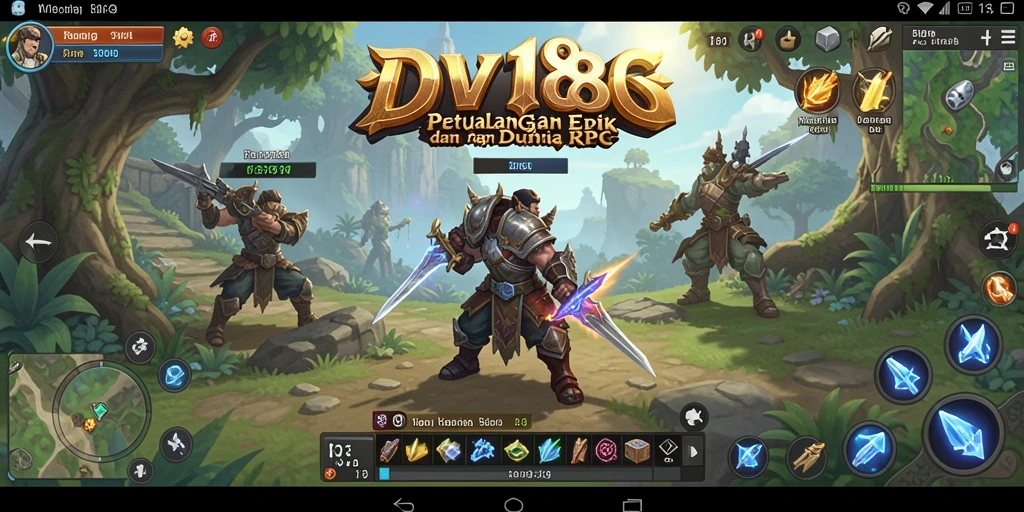 Tampilan gameplay seru dengan aksi RPG mendebarkan.