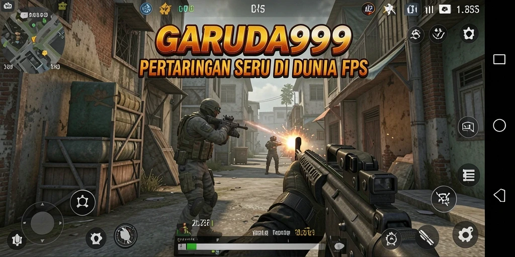 Screenshot menunjukkan pemain dalam aksi tembak-menembak intens.