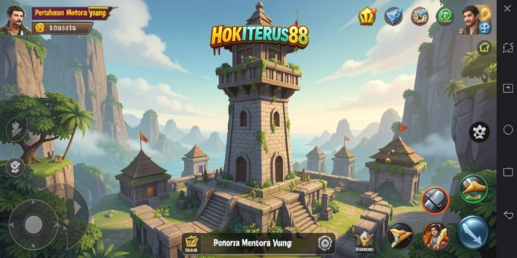Tangkapan layar menampilkan gameplay seru HOKITERUS88 di medan pertempuran.
