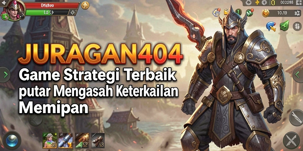 Tampilan gameplay mendebarkan dalam JURAGAN404 dengan strategi pertempuran yang seru.