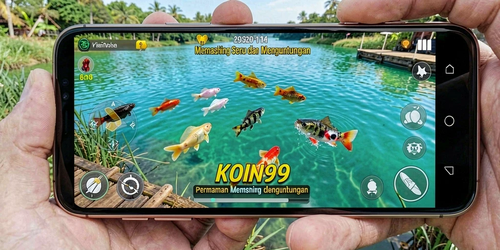 Tangkapan ikan terbesar di KOIN99 dengan efek grafis menakjubkan.