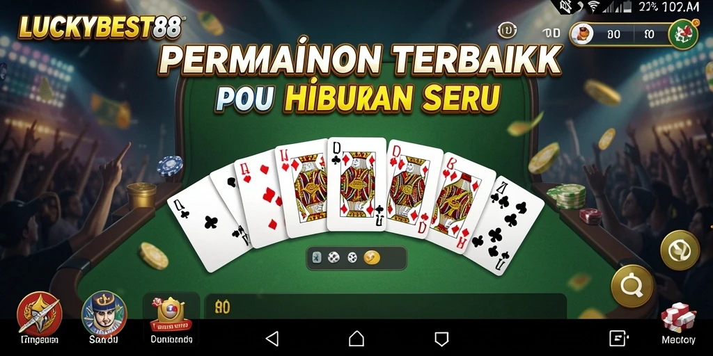 Tampilan utama gameplay LUCKYBEST88 yang mendebarkan.