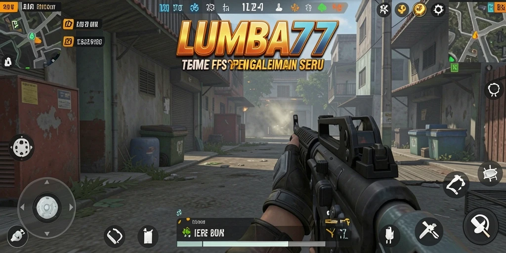 Gameplay seru di LUMBA77 dengan pertarungan FPS yang intens.