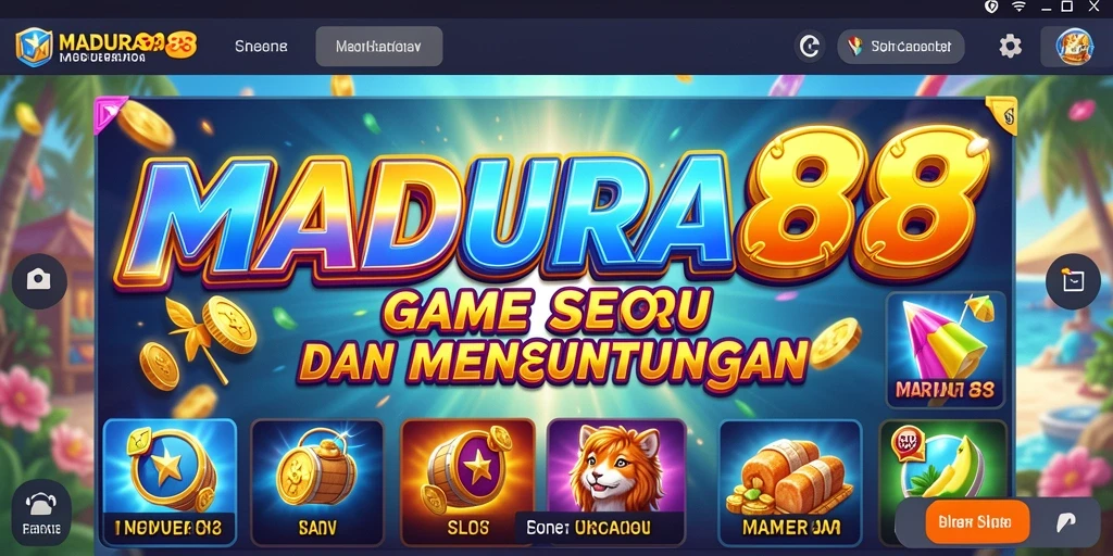 Screenshot gameplay MADURA88 menampilkan keseruan bermain Slot.