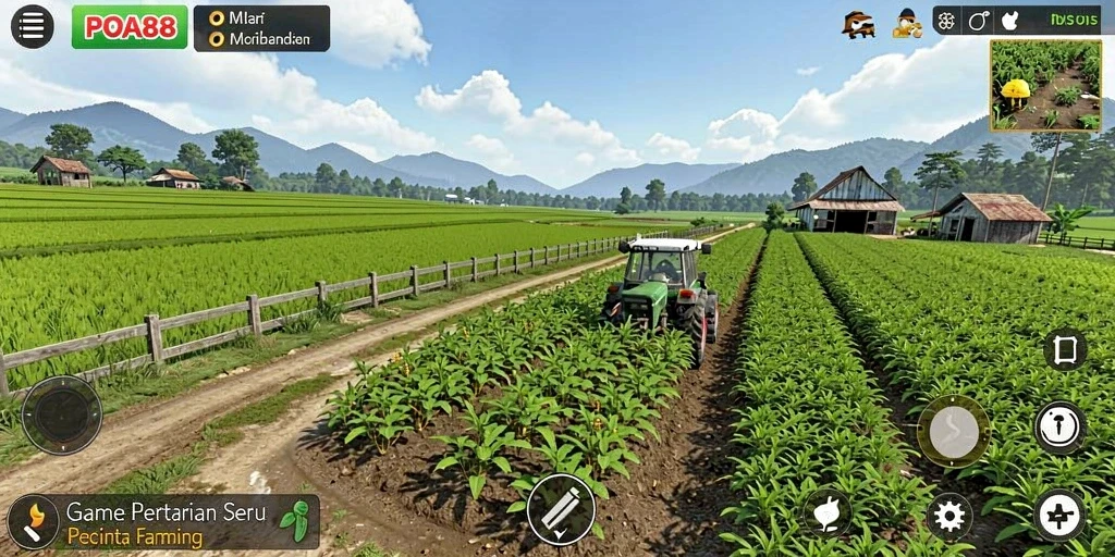 Screenshot menampilkan gameplay menarik di ladang POA88.