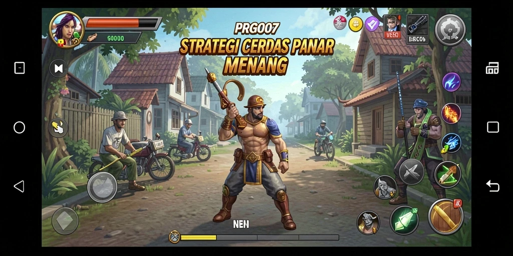 Tampilan menarik dari gameplay PRG007 dalam misi strategi.