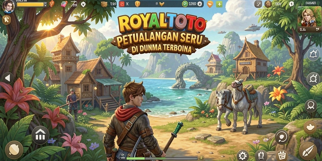 Tampilan gameplay Open World yang memukau di ROYALTOTO.