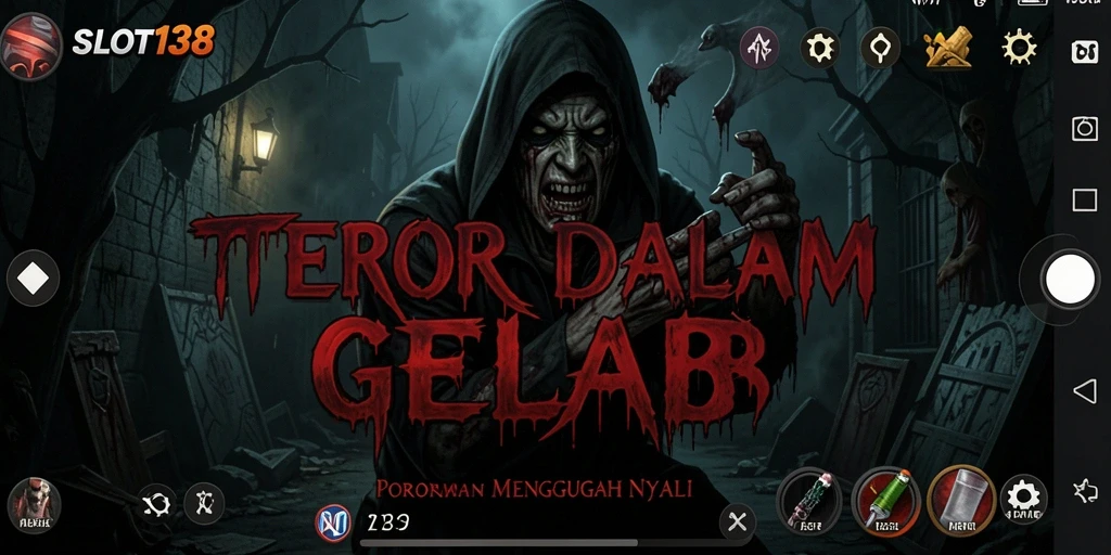 Screenshot menampilkan momen menegangkan dalam permainan SLOT138.