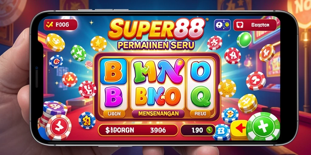 Tampilan gameplay Bingo yang seru di SUPER88 dengan banyak pemain.