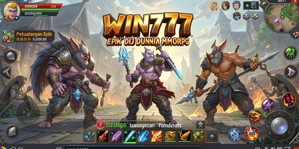 Gameplay seru dengan pertarungan epik dalam WIN777.